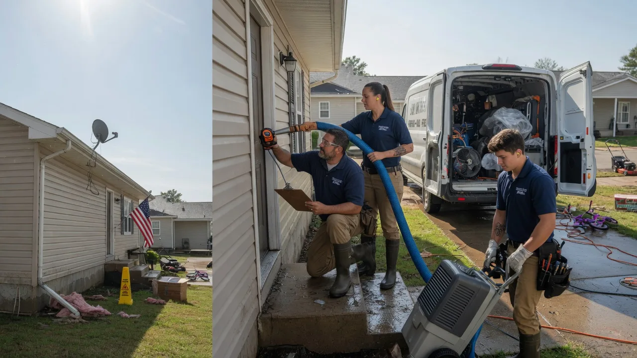 Ceiling Water Damage Restoration in Ashland, IL near me
